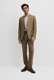 Regular Fit Linen Jacket