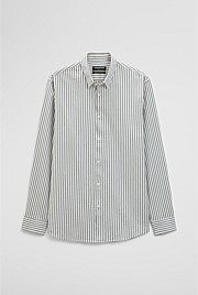 Slim Fit Cotton Stripe Shirt