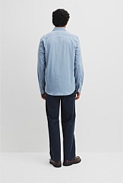 Slim Fit Chambray Shirt