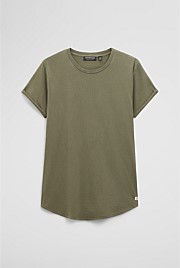 Australian Cotton Longline Garment Dye T-Shirt
