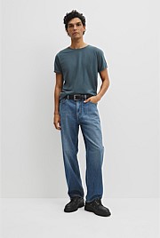 Australian Cotton Longline Garment Dye T-Shirt