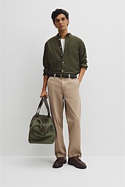 Australian Good Earth Cotton Regular Fit Oxford Shirt