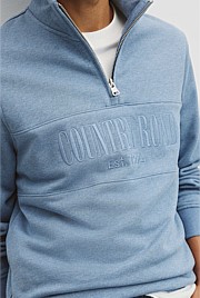 Australian Cotton Half Zip Heritage Sweat