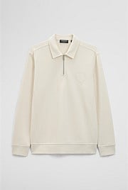 Australian Cotton Long Sleeve Folded Collar Sweat