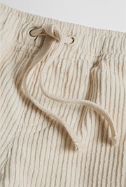 Organically Grown Cotton Pull On Cord Straight Short