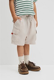 Contrast Cargo Pant Straight