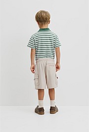 Contrast Cargo Pant Straight