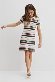 Teen Australian Cotton Short Sleeve Collar Polo Dress