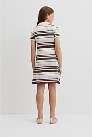 Teen Australian Cotton Short Sleeve Collar Polo Dress