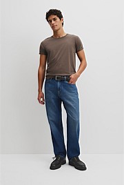 Australian Cotton Longline Garment Dye T-Shirt