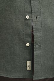 Regular Fit Short Sleeve Linen Shirt