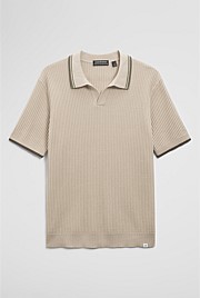 Australian Good Earth Cotton Tapered Trophy Polo