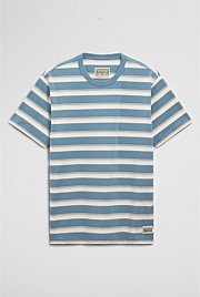 Australian Cotton Stripe Workwear T-Shirt
