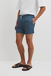 Stripe Print Swim Short