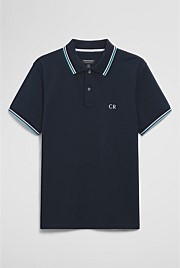 Australian Cotton CR Logo Pique Polo