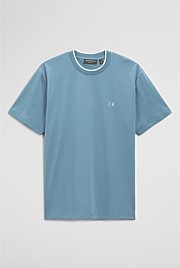 Australian Cotton CR Logo Tipped T-Shirt