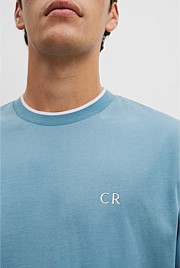 Australian Cotton CR Logo Tipped T-Shirt