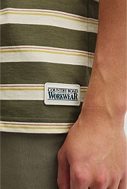 Australian Cotton Stripe Workwear T-Shirt