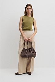 Pointelle Detail Neck Tank