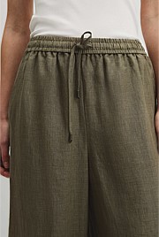 Pull-On Linen Pant