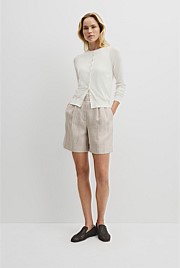 Pointelle Detail Cardigan