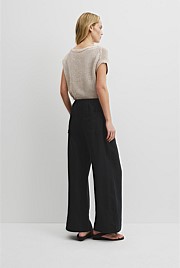 Pull-On Linen Pant