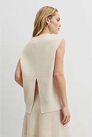 High Neck Sleeveless