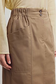 Twill Utility Skirt