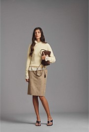 Twill Utility Skirt