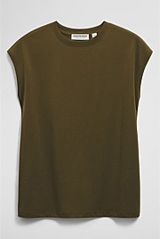 Australian Cotton Relaxed Crew Tank