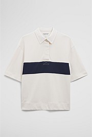 Australian Cotton Short Sleeve Workwear Block Rugby Polo