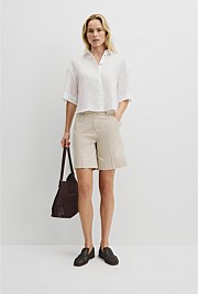 Short Sleeve Linen Shirt