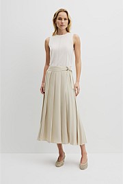 Pointelle Detail Neck Tank