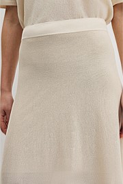 Flared Knit Skirt
