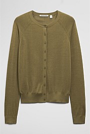 Pointelle Detail Cardigan