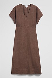 Linen Midi Dress