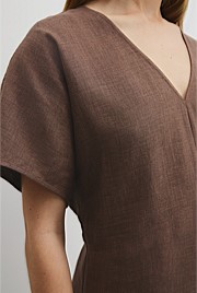 Linen Midi Dress