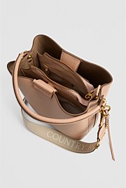 Spliced Bucket Bag