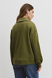 Australian Cotton Funnel Neck Sweat