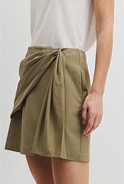 Bow Drape Skirt
