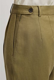 Linen Blend Suit Pant
