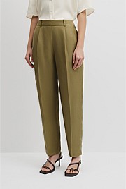 Linen Blend Suit Pant