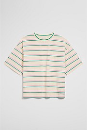 Teen Short Sleeve Oversized Stripe T-Shirt