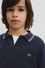 Short Sleeve Logo Polo