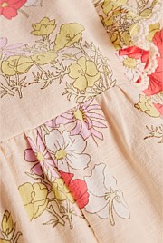 Short Sleeve Printed Jumpsuit