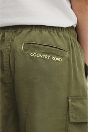 Contrast Cargo Pant Straight