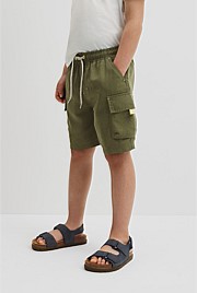 Contrast Cargo Pant Straight