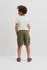 Contrast Cargo Pant Straight