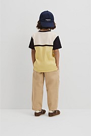 Relaxed Contrast Splice T-Shirt