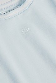 Australian Cotton Short Sleeve Crop Boxy T-Shirt